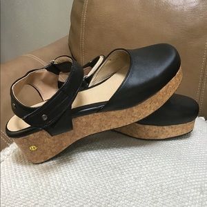 Platform Mary Jane janes black cork sole new